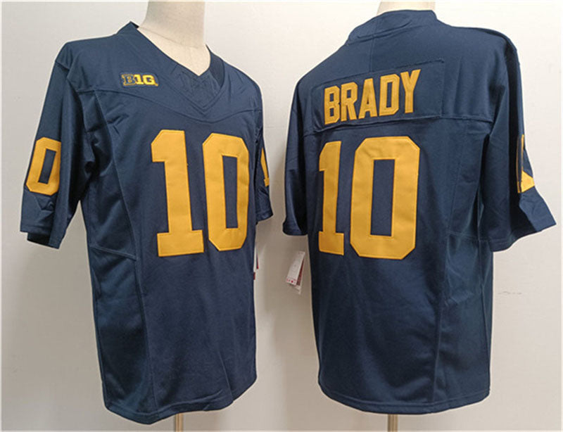 Custom #10 Navy 2023 College Shirt Top