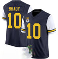 Custom #10 White 2023 College Shirt Top