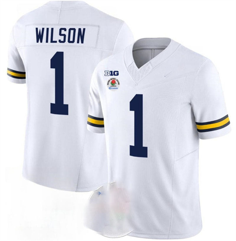 Custom #1 White 2023 College Shirt Top