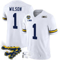 Custom #1 White 2024 College Shirt Top