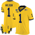 Custom #1 Yellow 2024 College Shirt Top