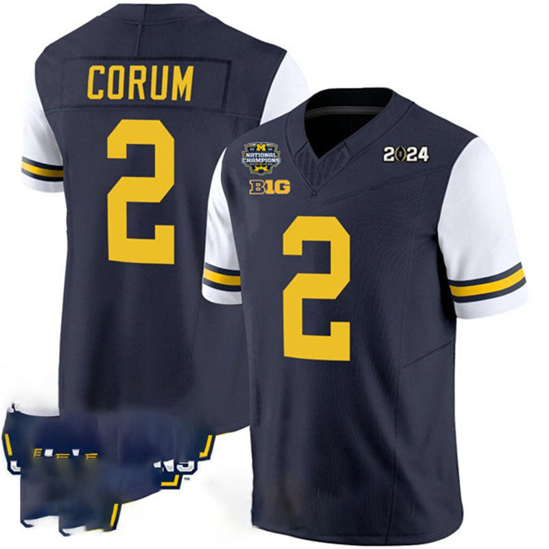 Custom #2 White 2024 College Shirt Top