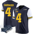 Custom #4 White 2024 College Shirt Top