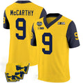 Custom #9 Yellow 2024 College Shirt Top