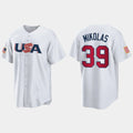 Custom #39 White 2023 STL Baseball Shirt Top