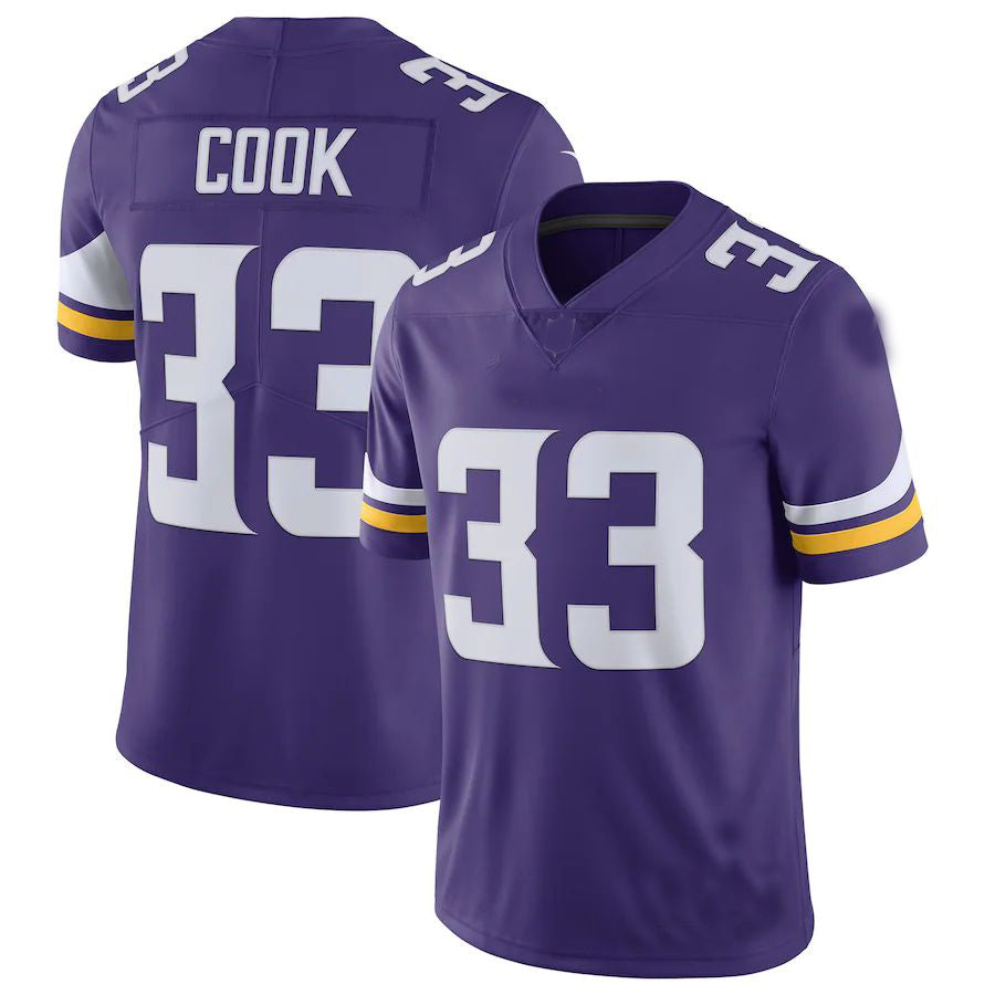 Custom #33 MIN Football Shirt Top
