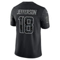 Custom #18 Black MIN Football Shirt Top