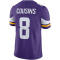 Custom #8 Purple MIN Football Shirt Top