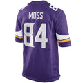 Custom #84 Purple MIN Football Shirt Top