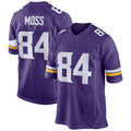 Custom #84 Purple MIN Football Shirt Top