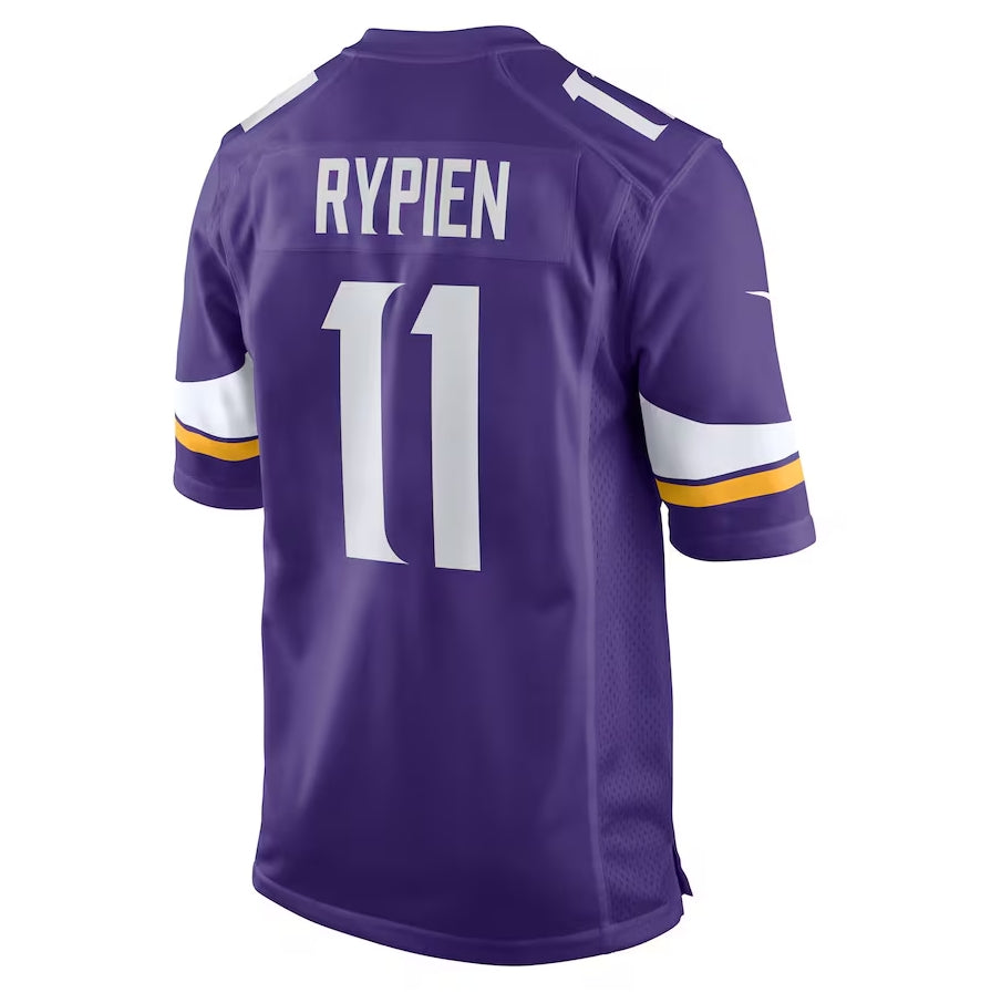 Custom #11 Purple MIN Football Shirt Top