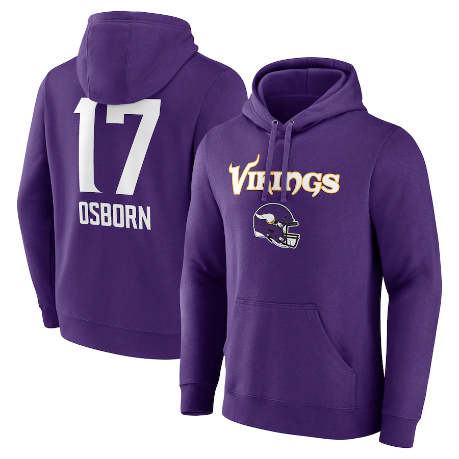 Custom #17 Purple MIN Football Shirt Top