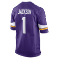 Custom #1 Purple 2025 MIN Football Shirt Top