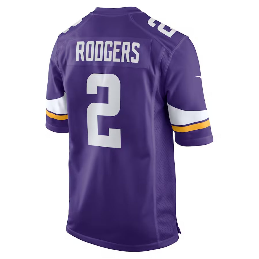 Custom #2 Purple MIN Football Shirt Top