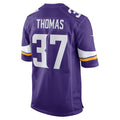 Custom #37 Purple MIN Football Shirt Top