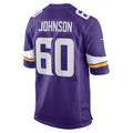 Custom #60 Purple MIN Football Shirt Top