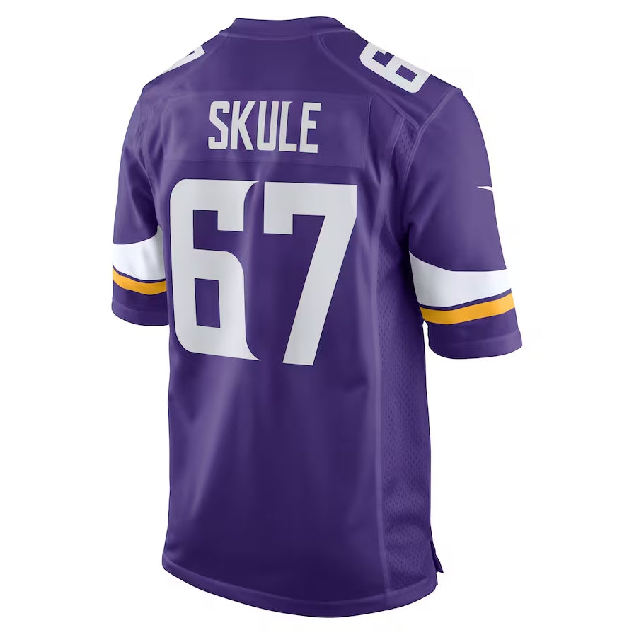 Custom #67 Purple MIN Football Shirt Top