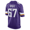 Custom #67 Purple MIN Football Shirt Top