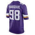 Custom #98 Purple MIN Football Shirt Top
