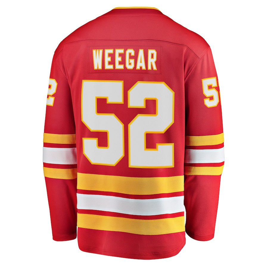 Custom #52 Red CGY Hockey Shirt Top