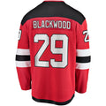 Custom #29 Red NJD Hockey Shirt Top
