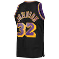 Custom #32 Black 1984 Throwback LAL Basketball Shirt Top