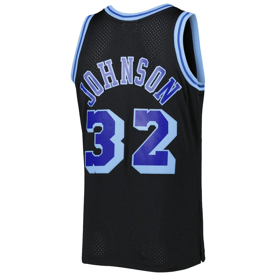 Custom #32 Black 1984 LAL Basketball Shirt Top