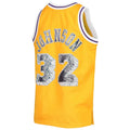 Custom #32 Gold LAL Basketball Shirt Top