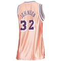 Custom #32 Pink 1984 LAL Basketball Shirt Top