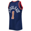 Custom #1 Navy 1994 DEN Basketball Shirt Top