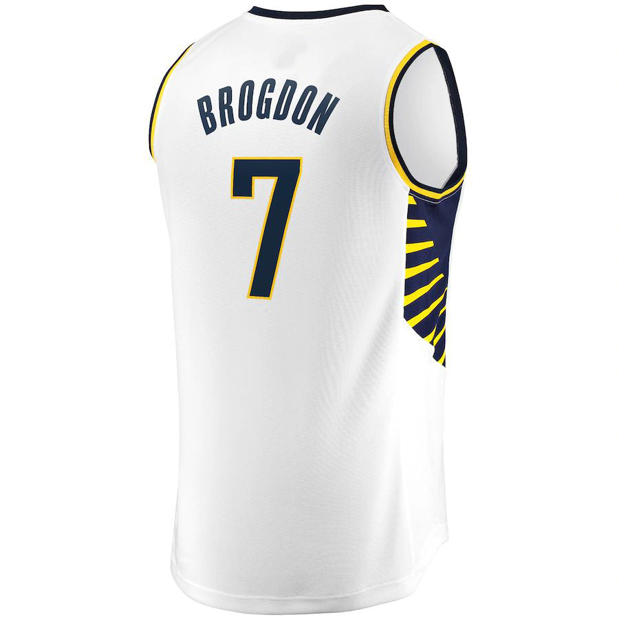 Custom #7 White IND Basketball Shirt Top