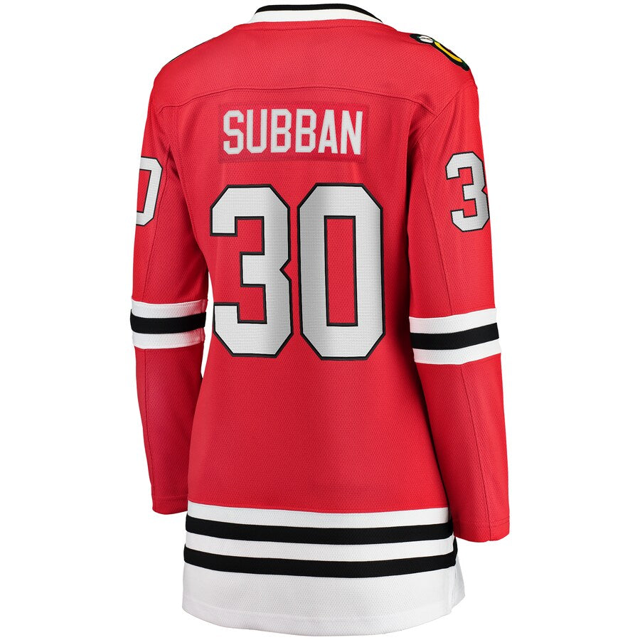 Custom #30 Red CHI Hockey Shirt Top