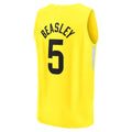 Custom #5 Yellow UTA Basketball Shirt Top