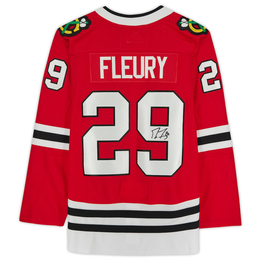 Custom #29 Red CHI Hockey Shirt Top