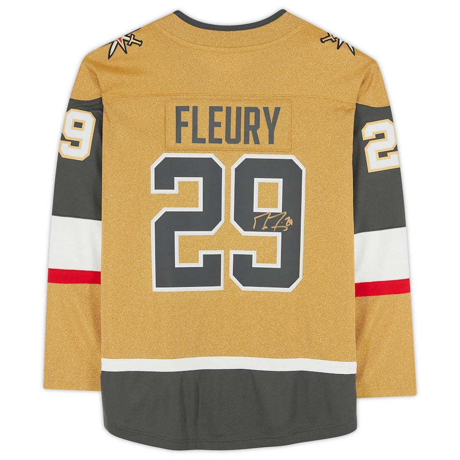 Custom #29 Gold VGK Hockey Shirt Top