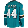 Custom #44 Teal SJS Hockey Shirt Top