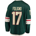 Custom #17 Green MIN Hockey Shirt Top