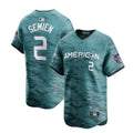 Custom #2 Teal 2023 Baseball Shirt Top