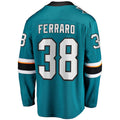Custom #38 Teal SJS Hockey Shirt Top