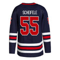 Custom #55 Navy 2021 Hockey Shirt Top