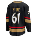 Custom #61 Black VGK Hockey Shirt Top