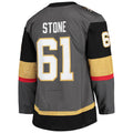 Custom #61 Gray VGK Hockey Shirt Top