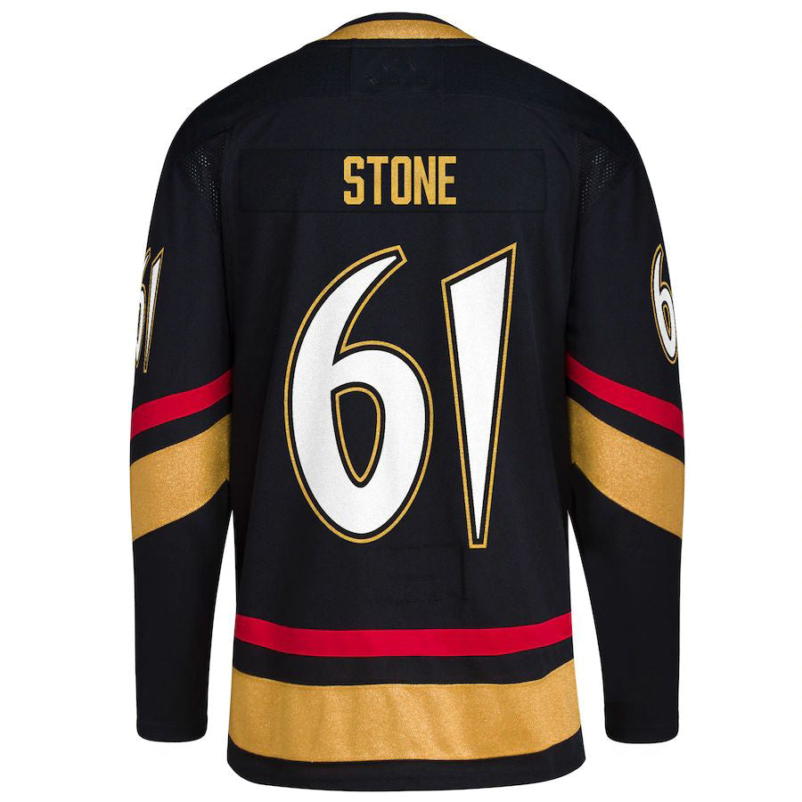 Custom #61 Black Retro VGK Hockey Shirt Top