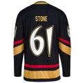 Custom #61 Black Retro VGK Hockey Shirt Top