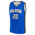 Custom #20 Blue 2022 ORL Basketball Shirt Top