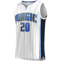 Custom #20 White ORL Basketball Shirt Top