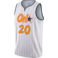 Custom #20 White 2020 ORL Basketball Shirt Top
