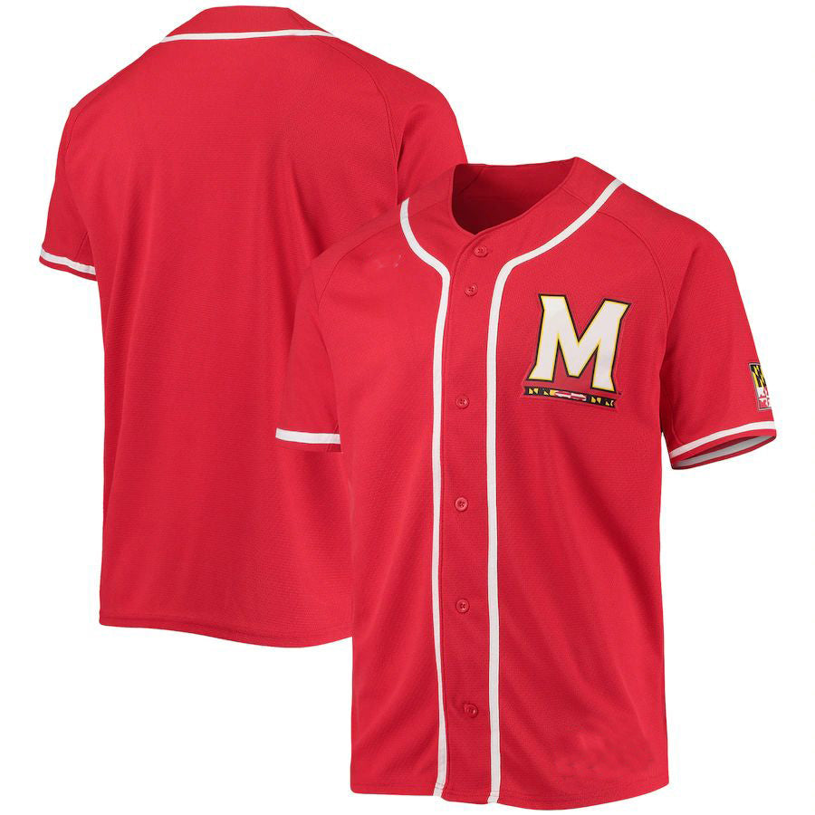 Custom Red Baseball Shirt Top
