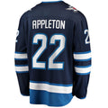 Custom #22 Navy Hockey Shirt Top