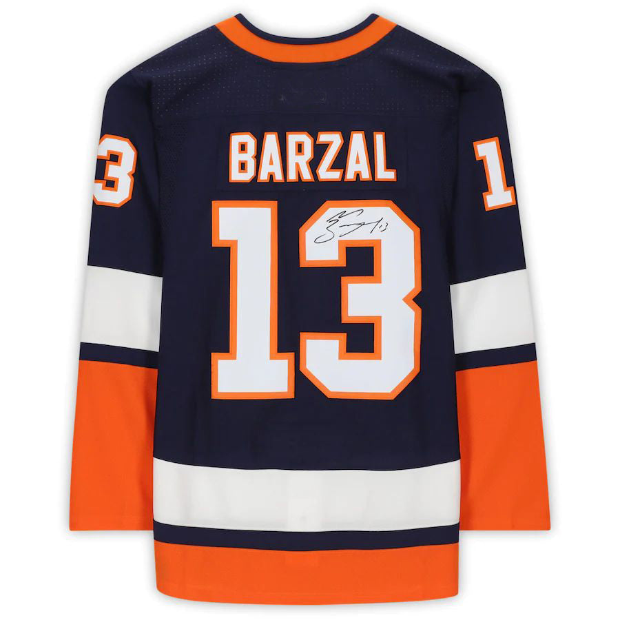 Custom #13 2020 Retro NYI Hockey Shirt Top